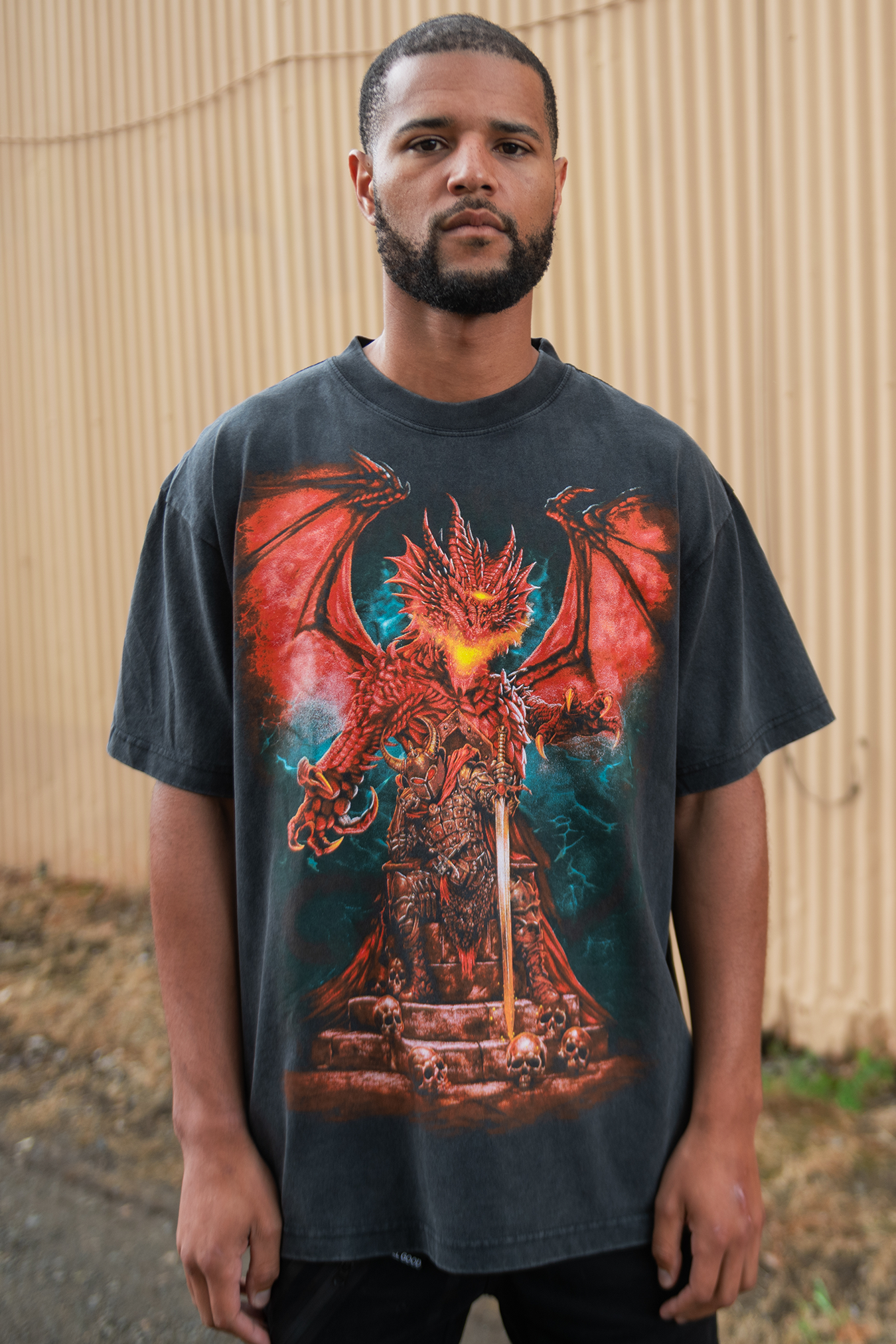 Dragon King T-Shirt (Vintage Black)