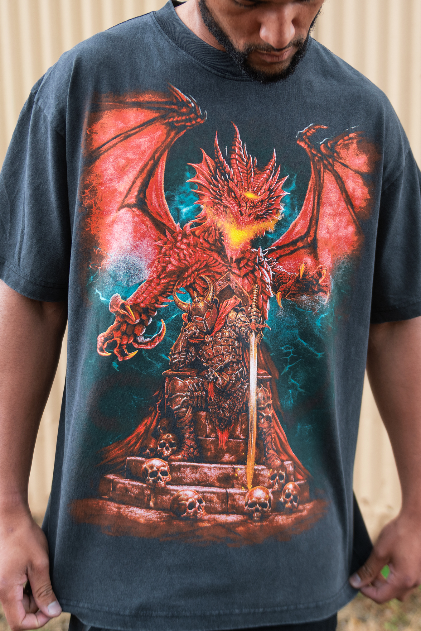 Dragon King T-Shirt (Vintage Black)