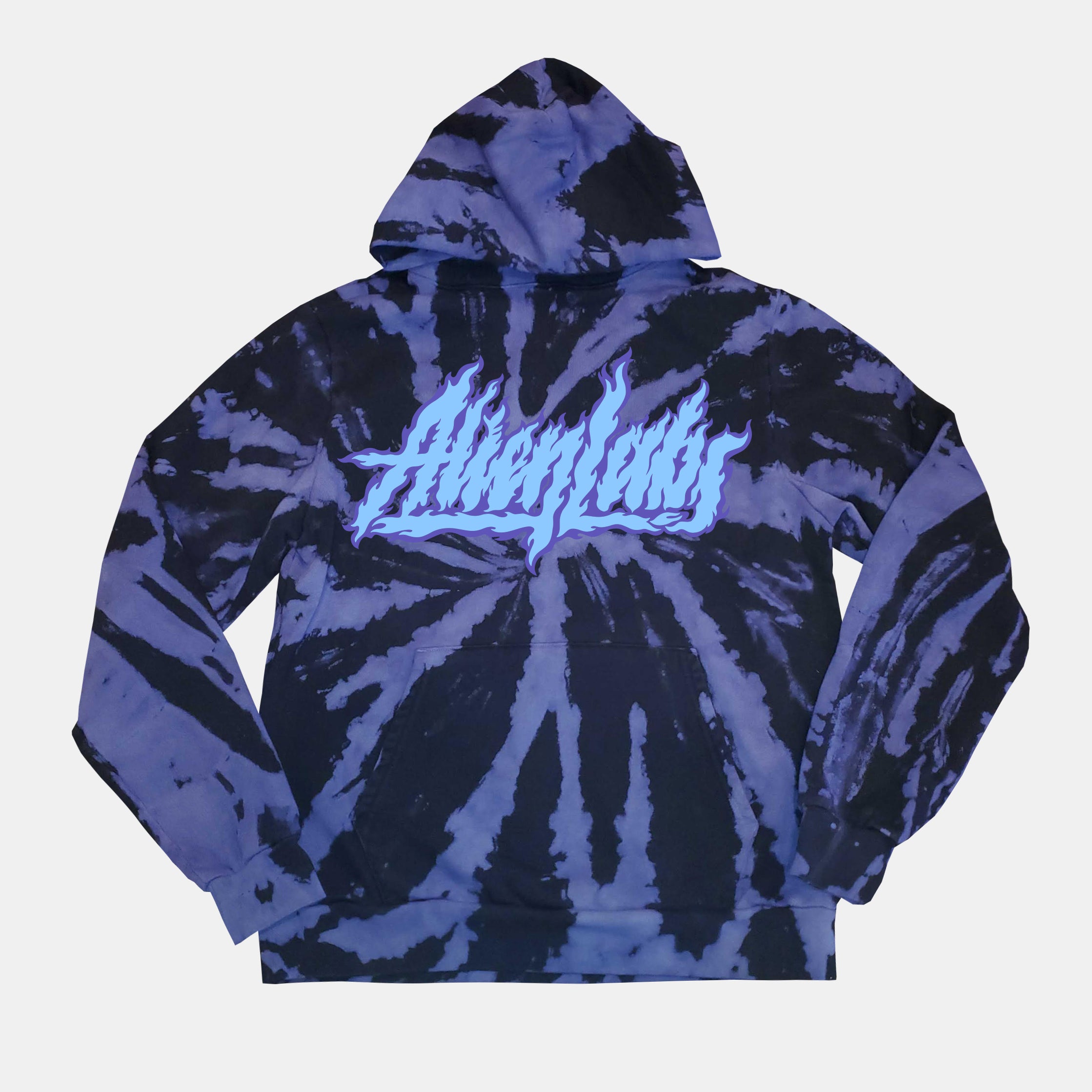 Fire Logo Tie Dye Hoodie