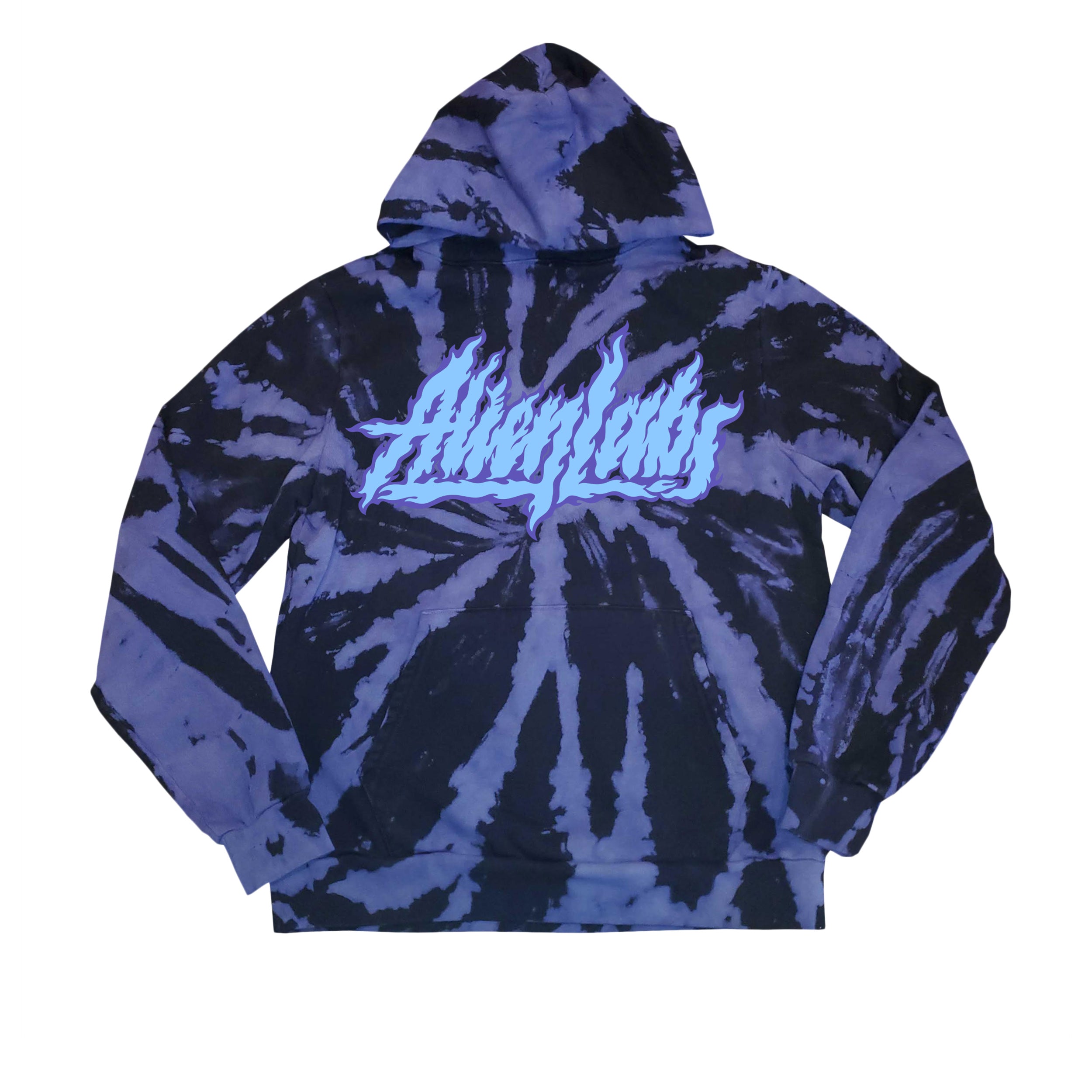 Fire Logo Tie Dye Hoodie