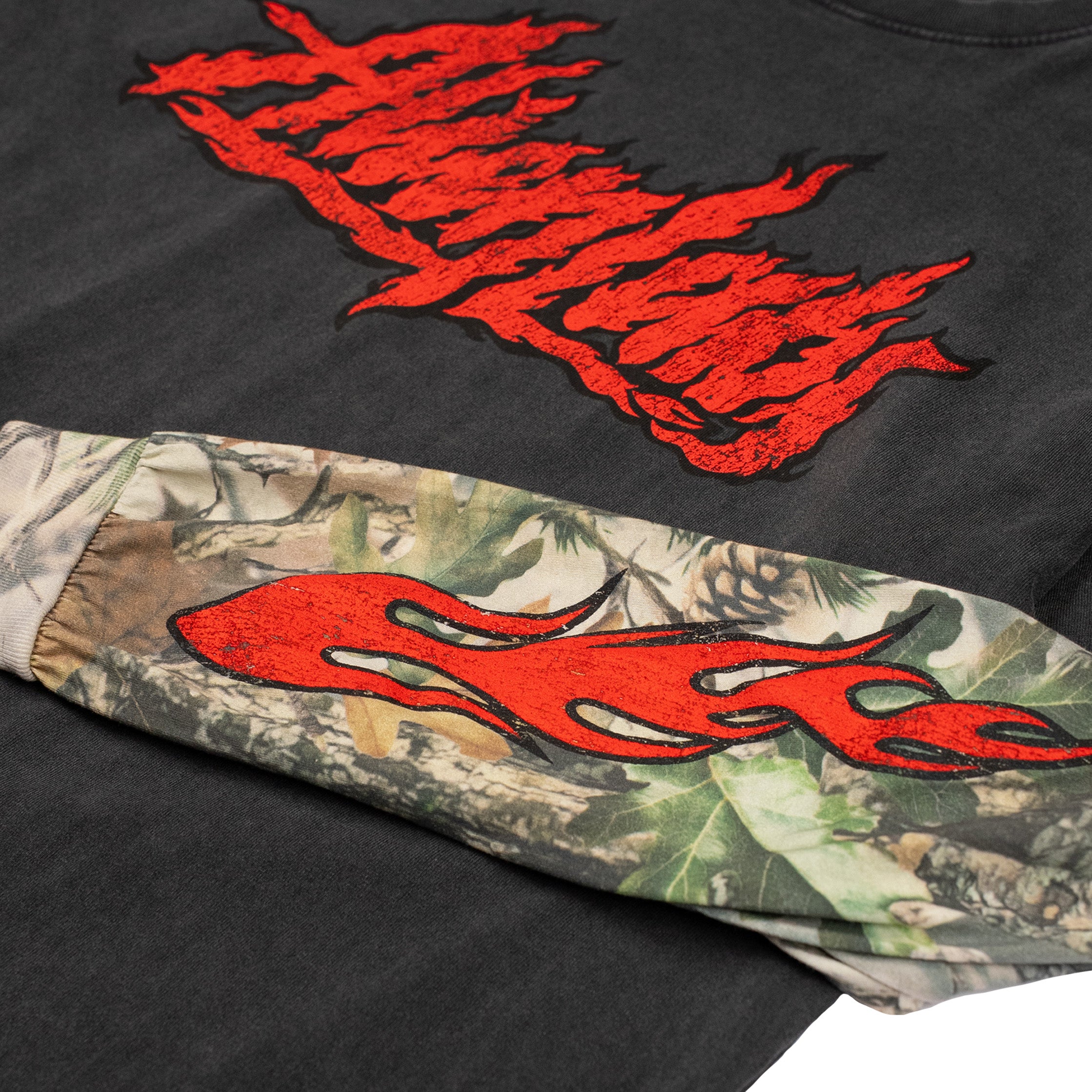 Last Ember Longsleeve Shirt (Black/Camo)