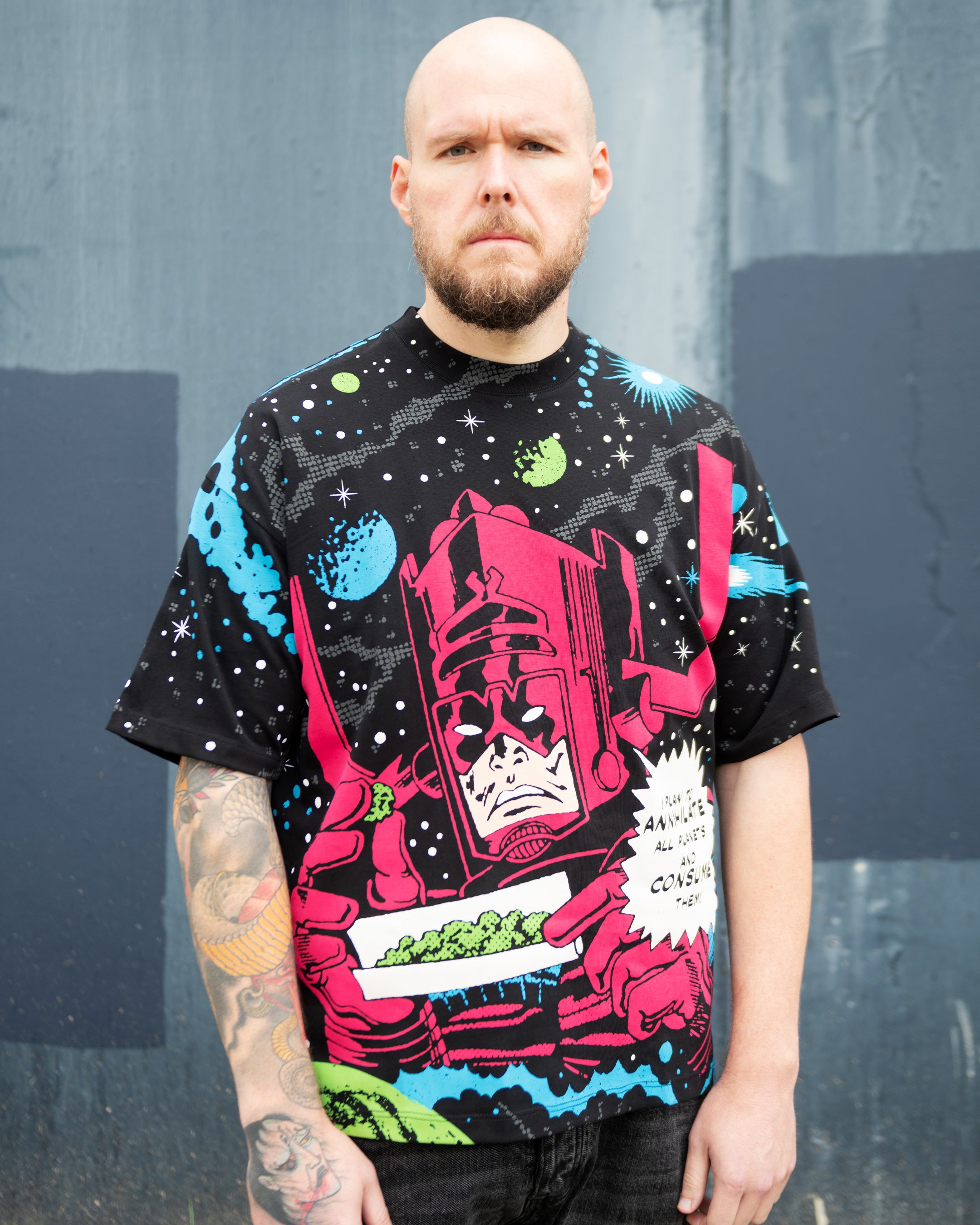 Galactic Roller T-Shirt - Cosmic Edition (Black)