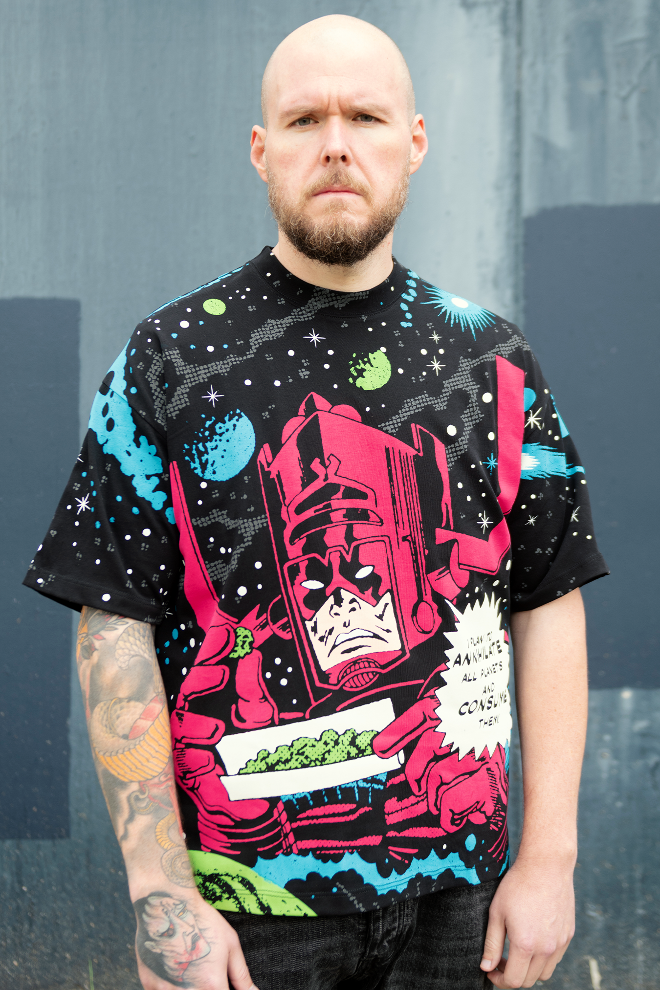 Galactic Roller T-Shirt - Cosmic Edition (Black)