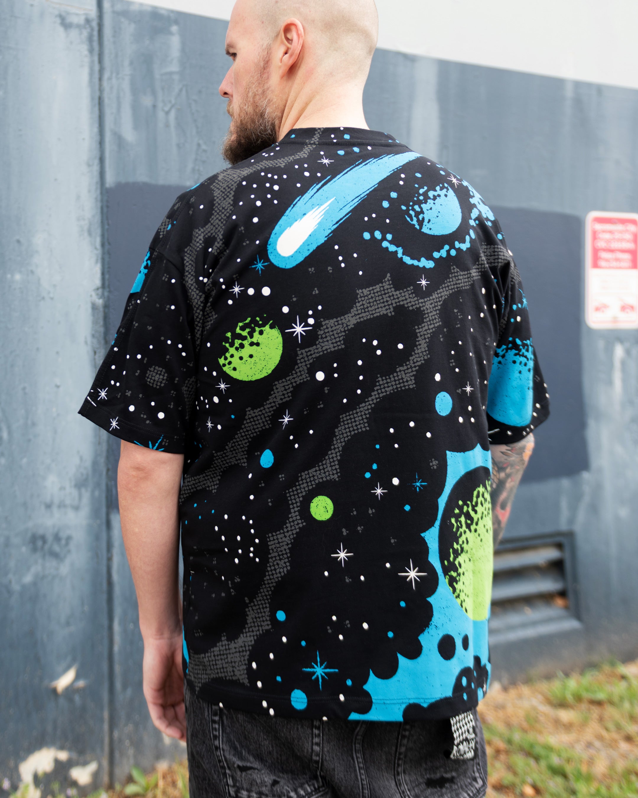 Galactic Roller T-Shirt - Cosmic Edition (Black)