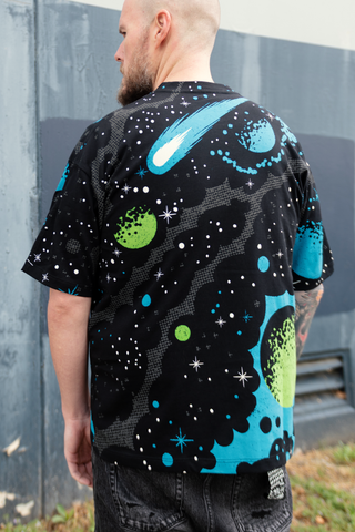 Galactic Roller T-Shirt - Cosmic Edition (Black)
