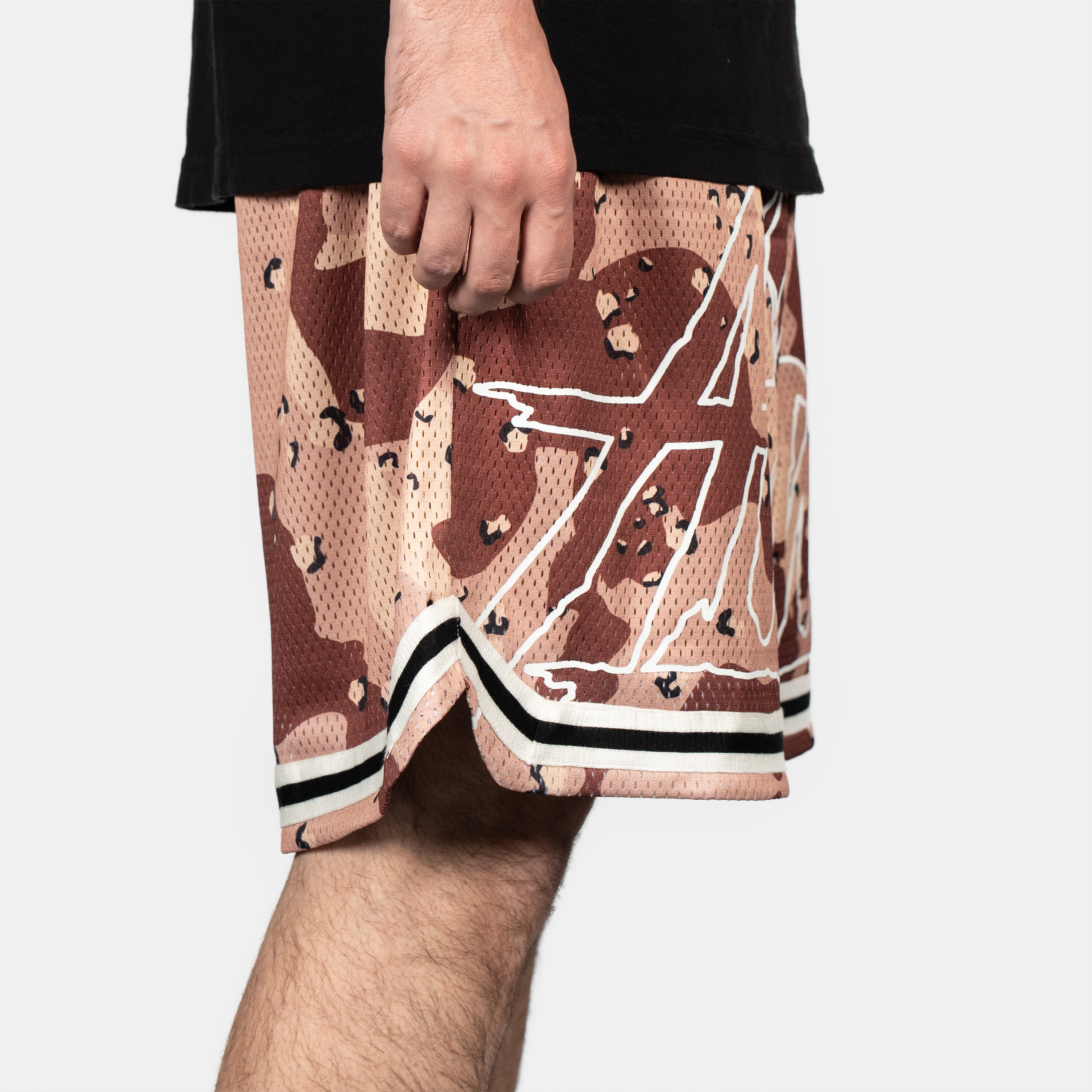 Desert Camo Mesh Basketball Shorts