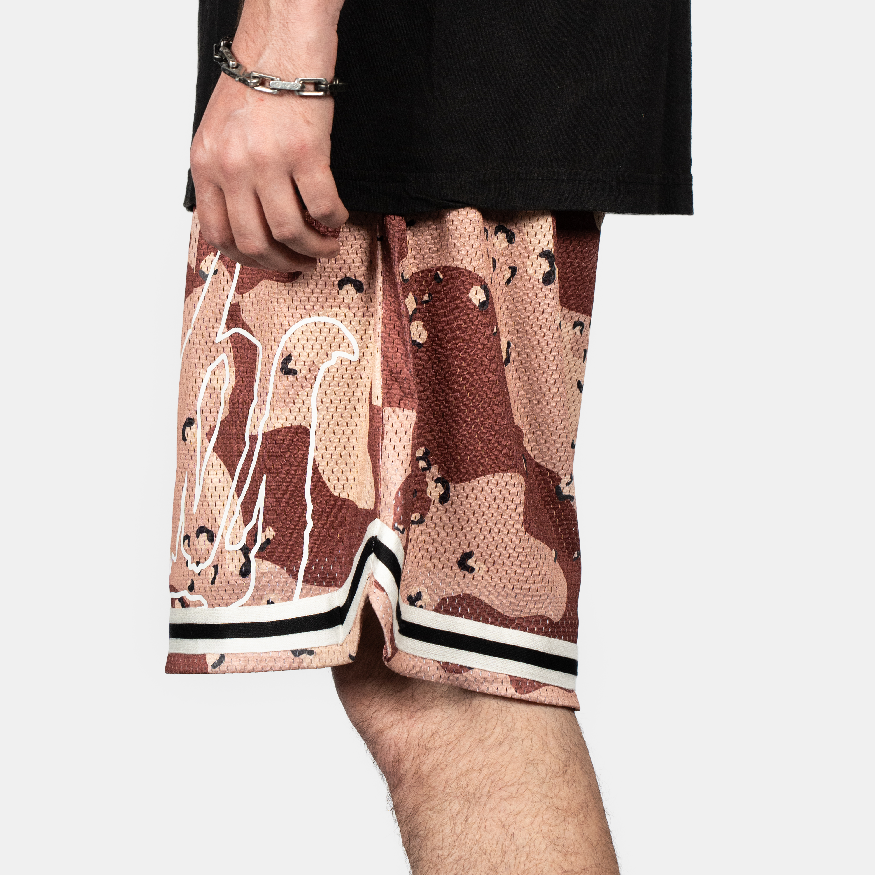 Desert Camo Mesh Basketball Shorts