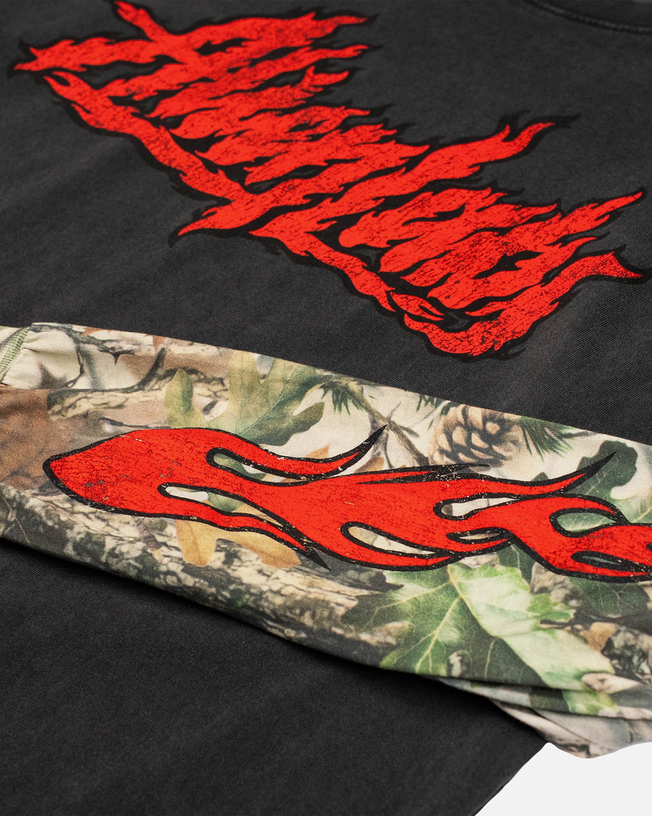 Last Ember Longsleeve Shirt (Black/Camo)
