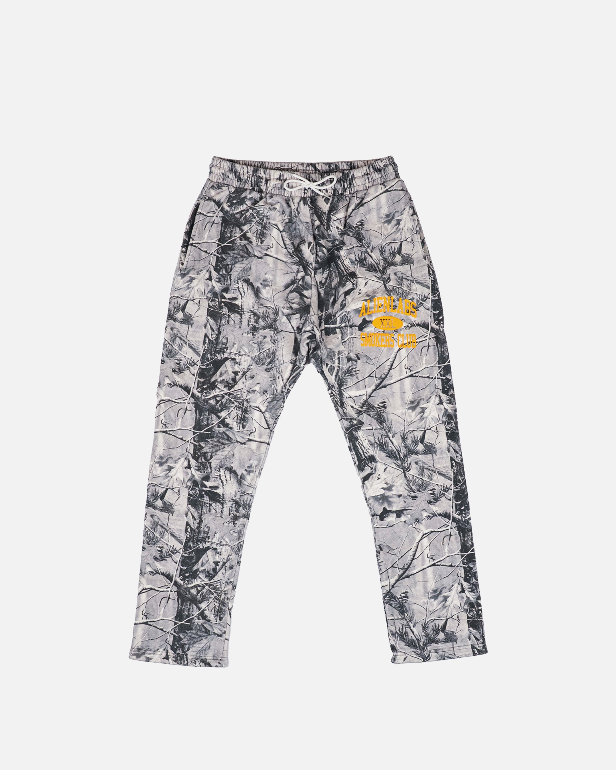 Smokers Club Grey Camo Sweatpants (Orange)