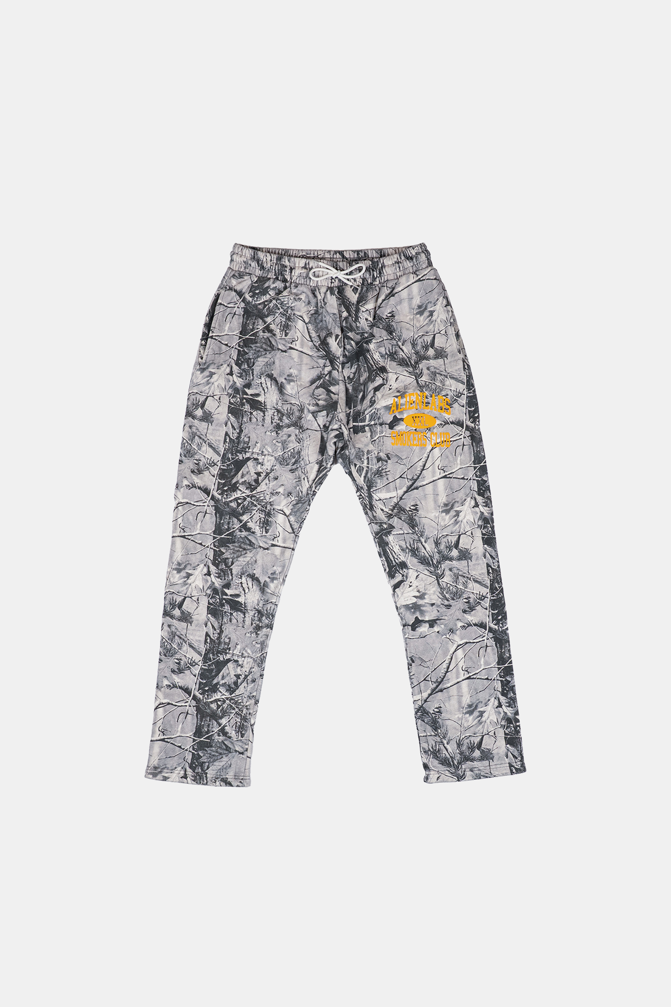 Smokers Club Grey Camo Sweatpants (Orange)