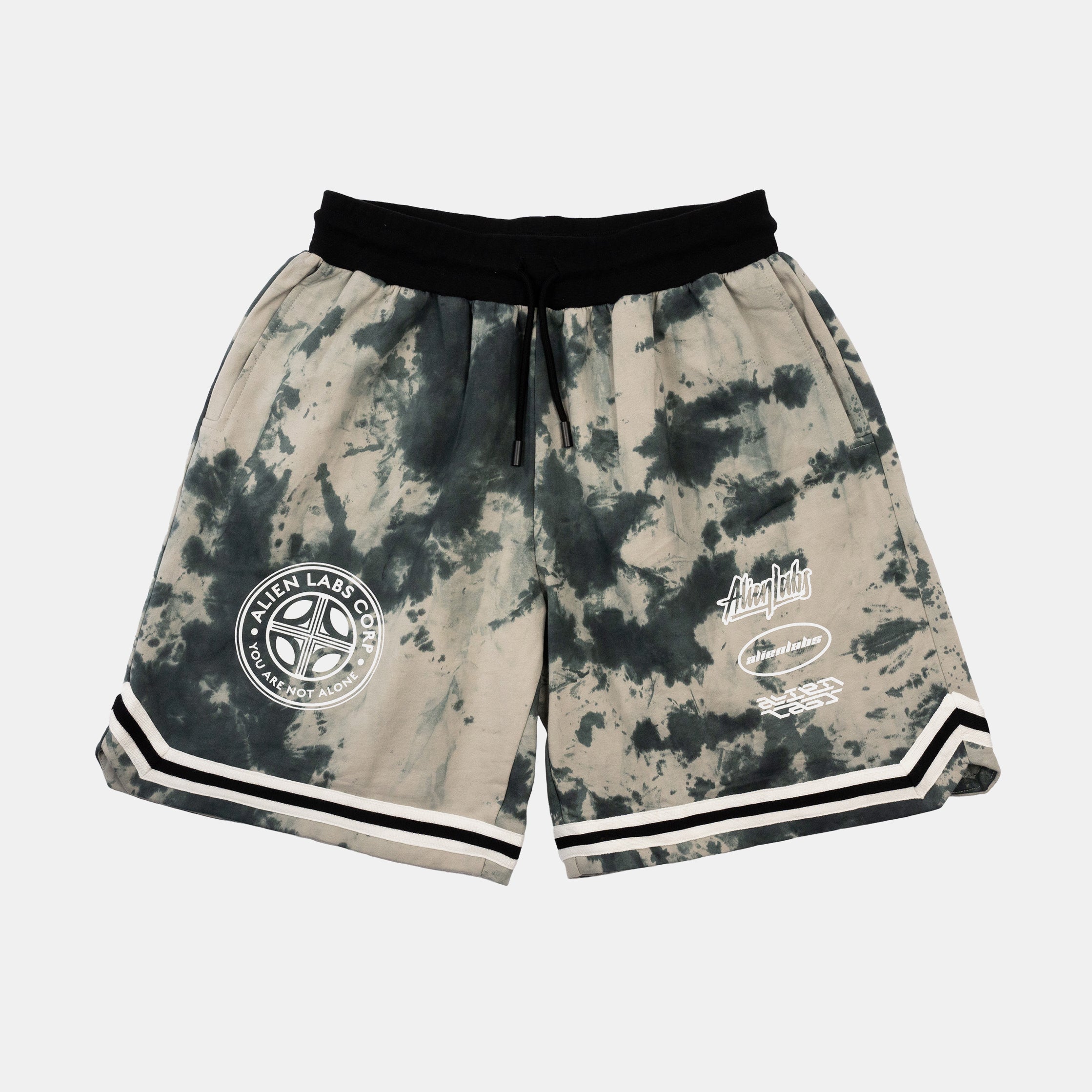 AL Corps Tie Dye Shorts (Black)