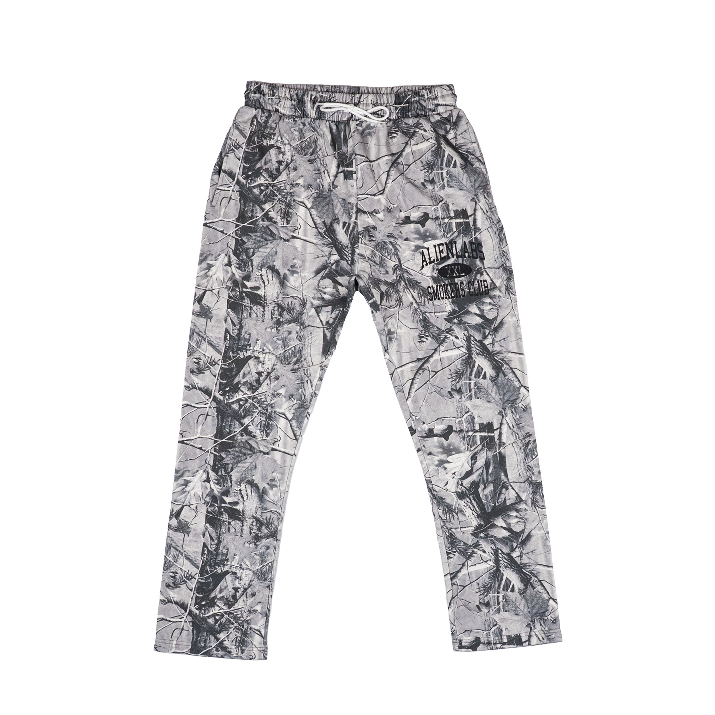 Smokers Club Grey Camo Sweatpants (Black)