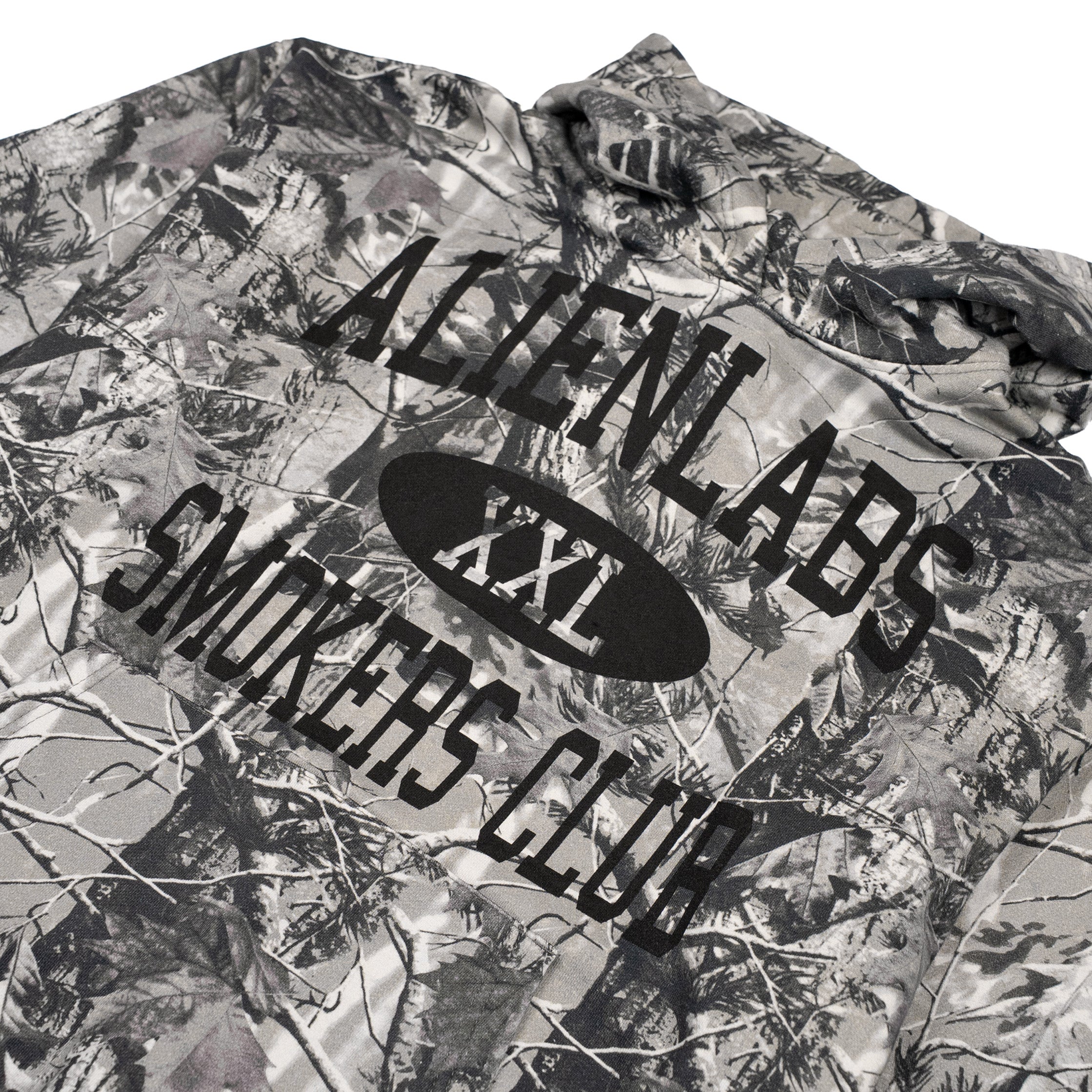 Smokers Club Grey Camo Hoodie (Black)