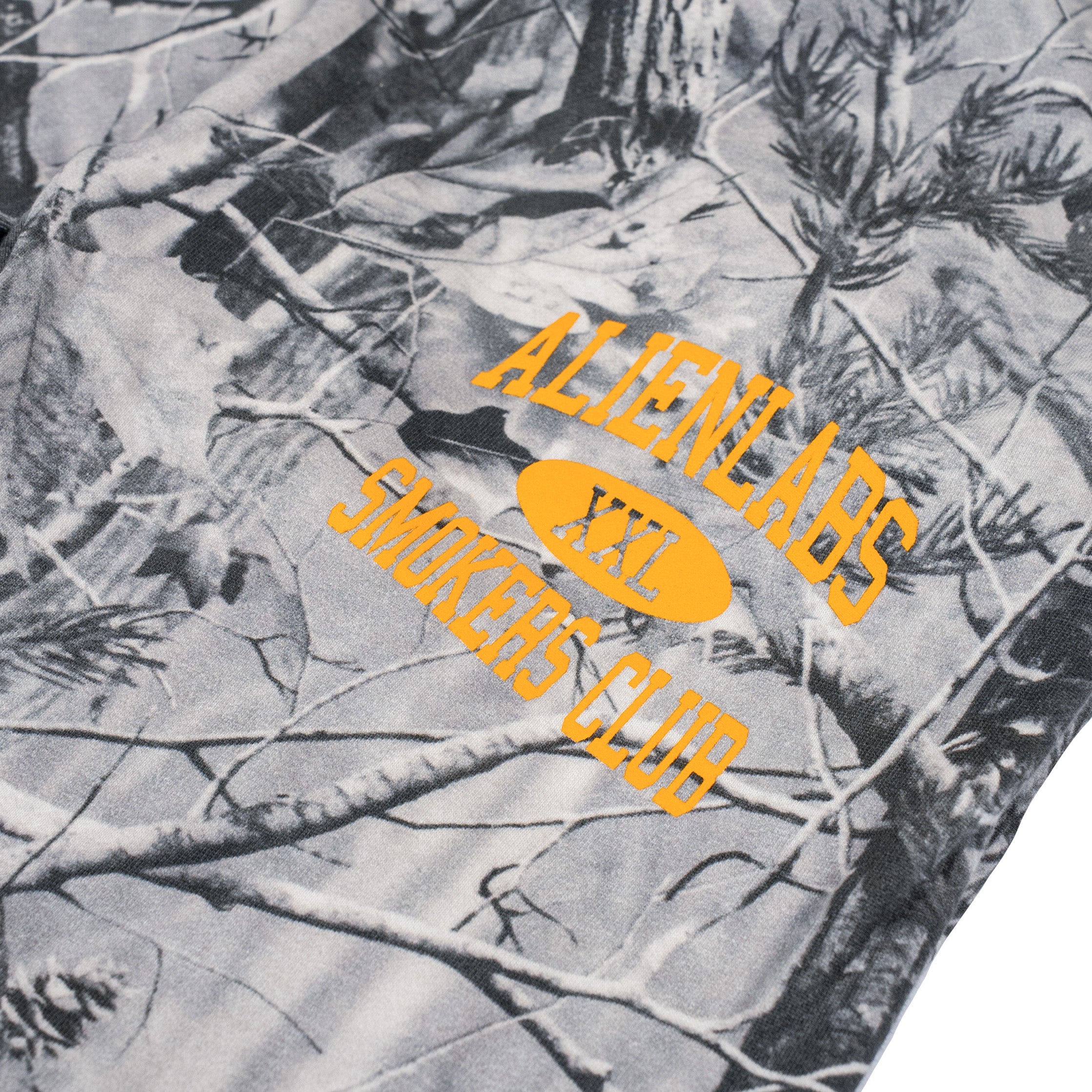 Smokers Club Grey Camo Sweatpants (Orange)