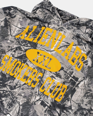Smokers Club Grey Camo Hoodie (Orange)