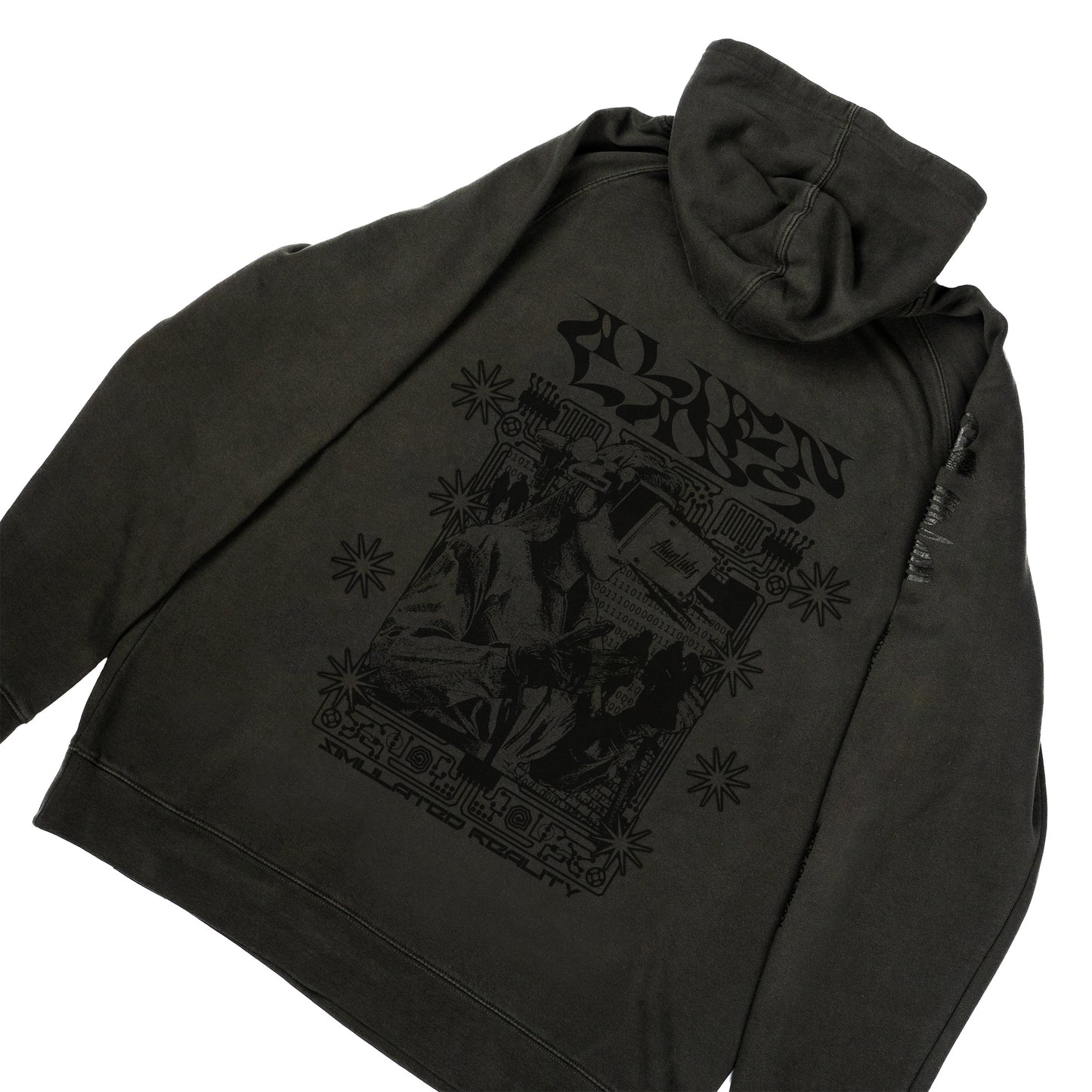 
                  
                    Simulated Reality Hoodie (Faded Black)
                  
                
