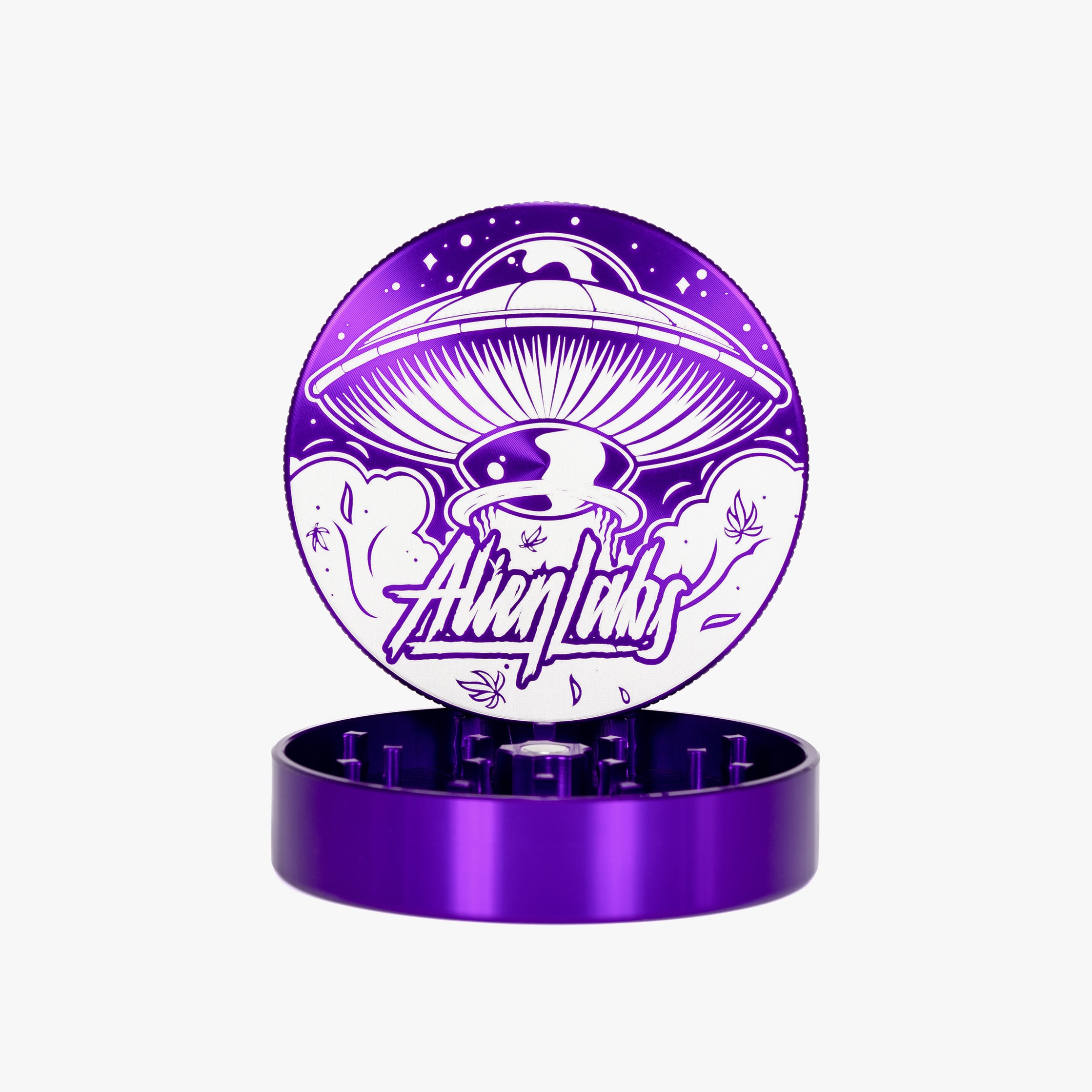 AlienLabs x Santa Cruz Shredder Large 2-piece Grinder (Purple)