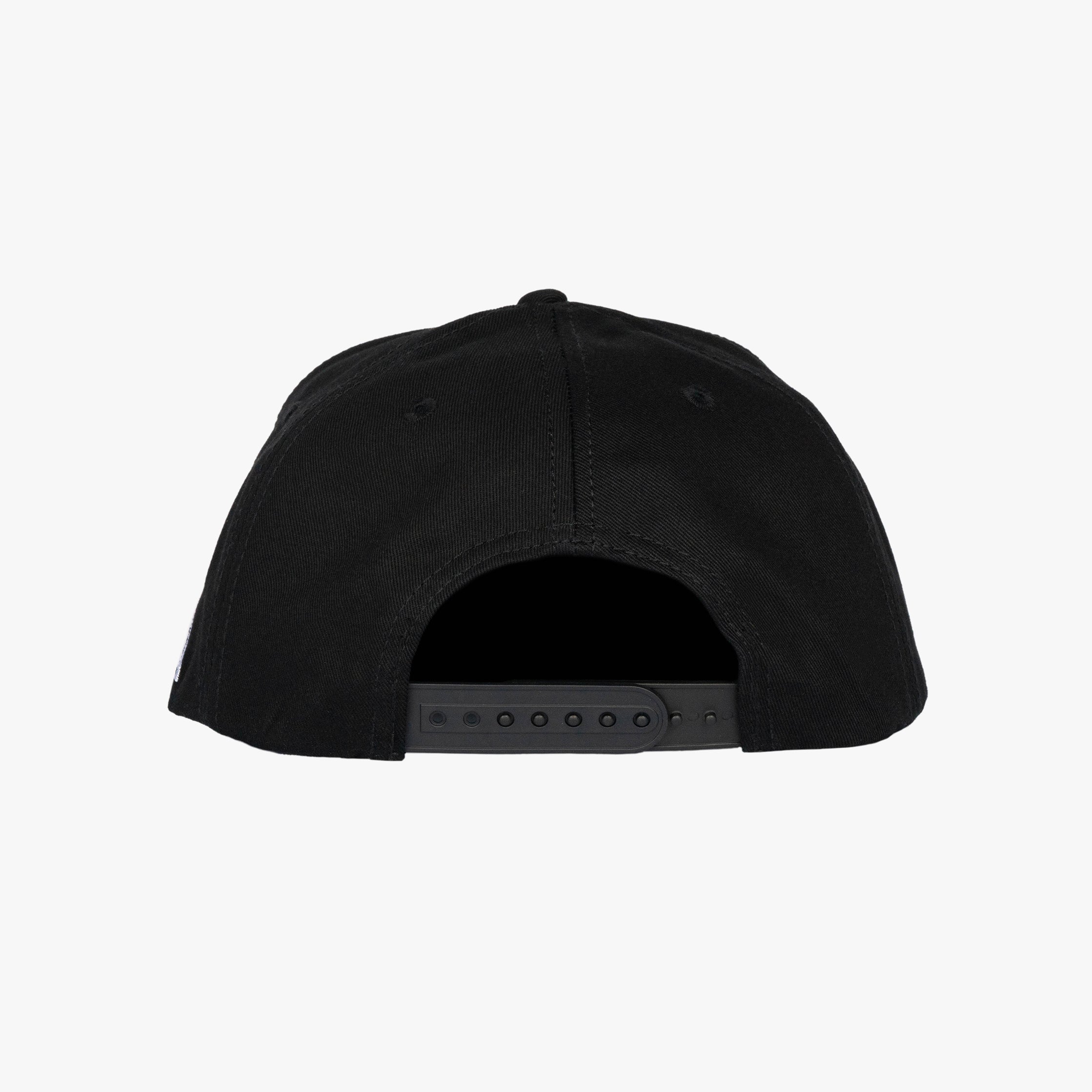 AL Authentic 5 Panel Hat (Black/White)