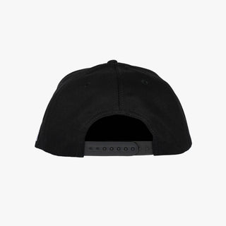 AL Authentic 5 Panel Hat (Black/White)