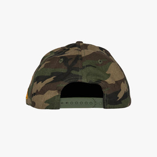 AL Authentic 5 Panel Hat (Camo/Orange)
