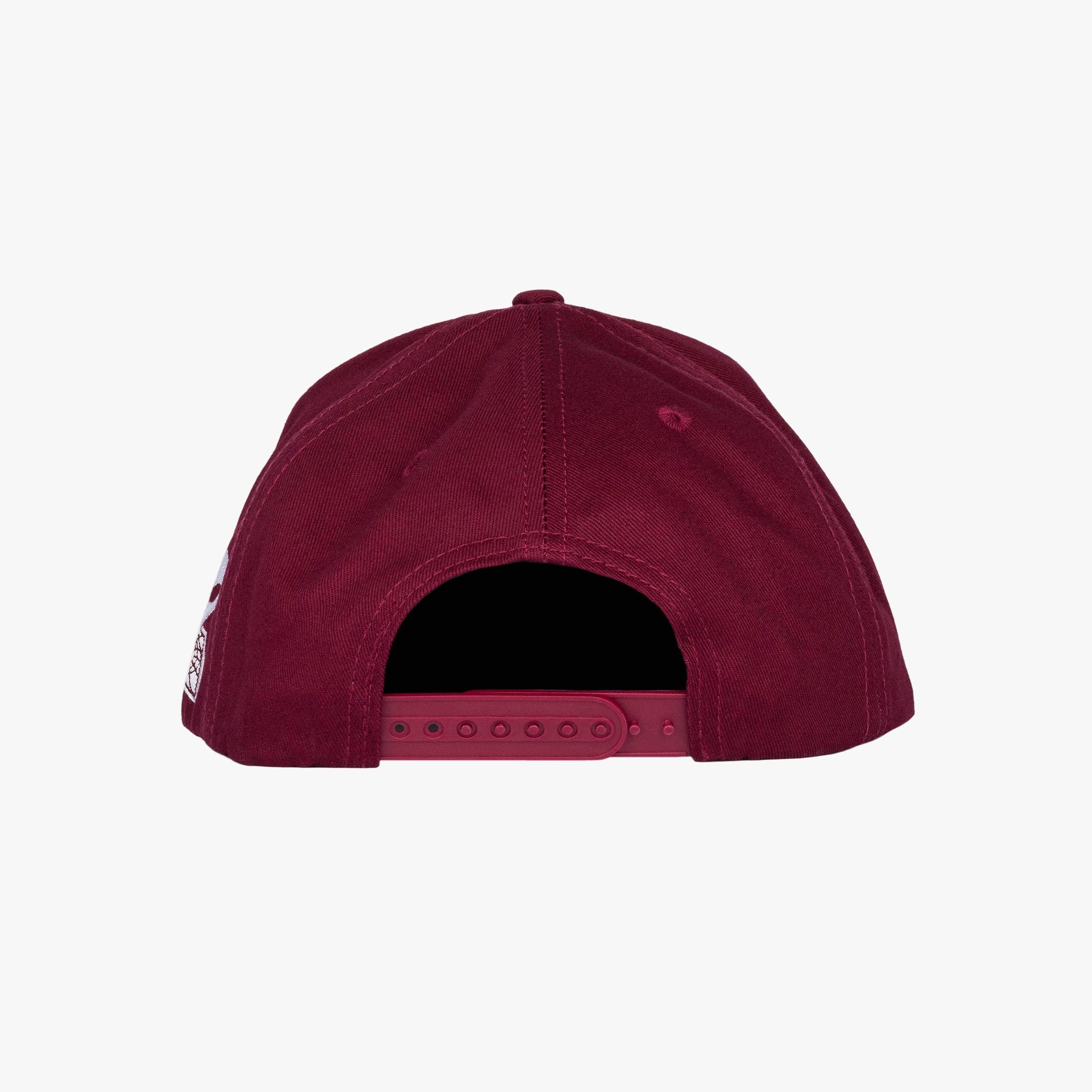 AL Authentic 5 Panel Hat (Burgundy/White)