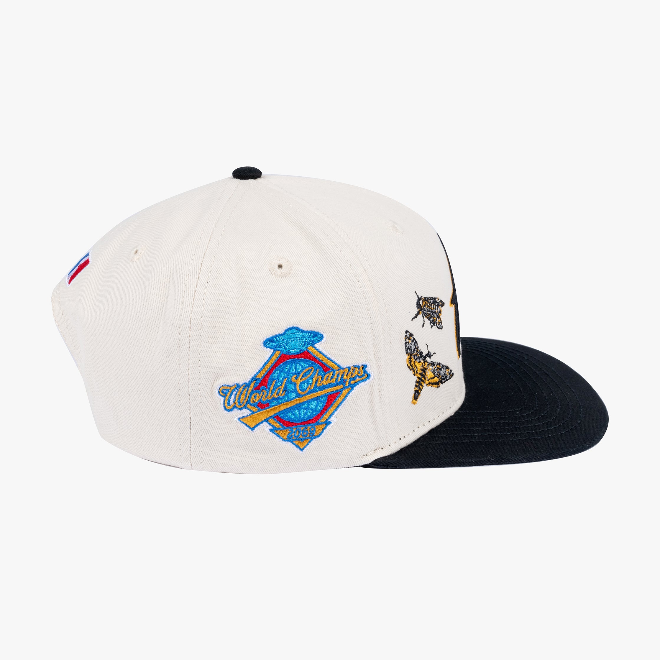 2069 Series Champs 6 Panel Snapback Hat (Cream)