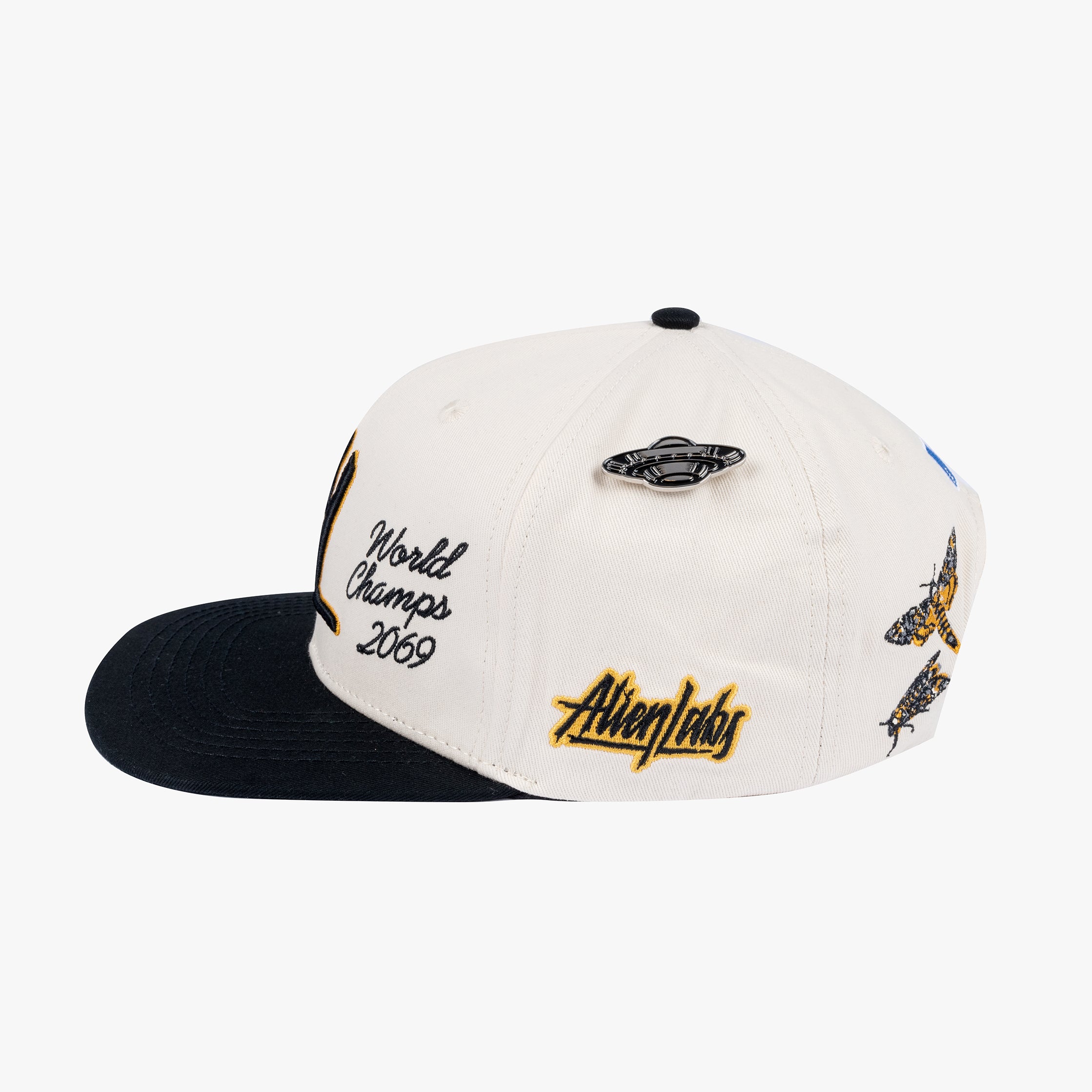 2069 Series Champs 6 Panel Snapback Hat (Cream)