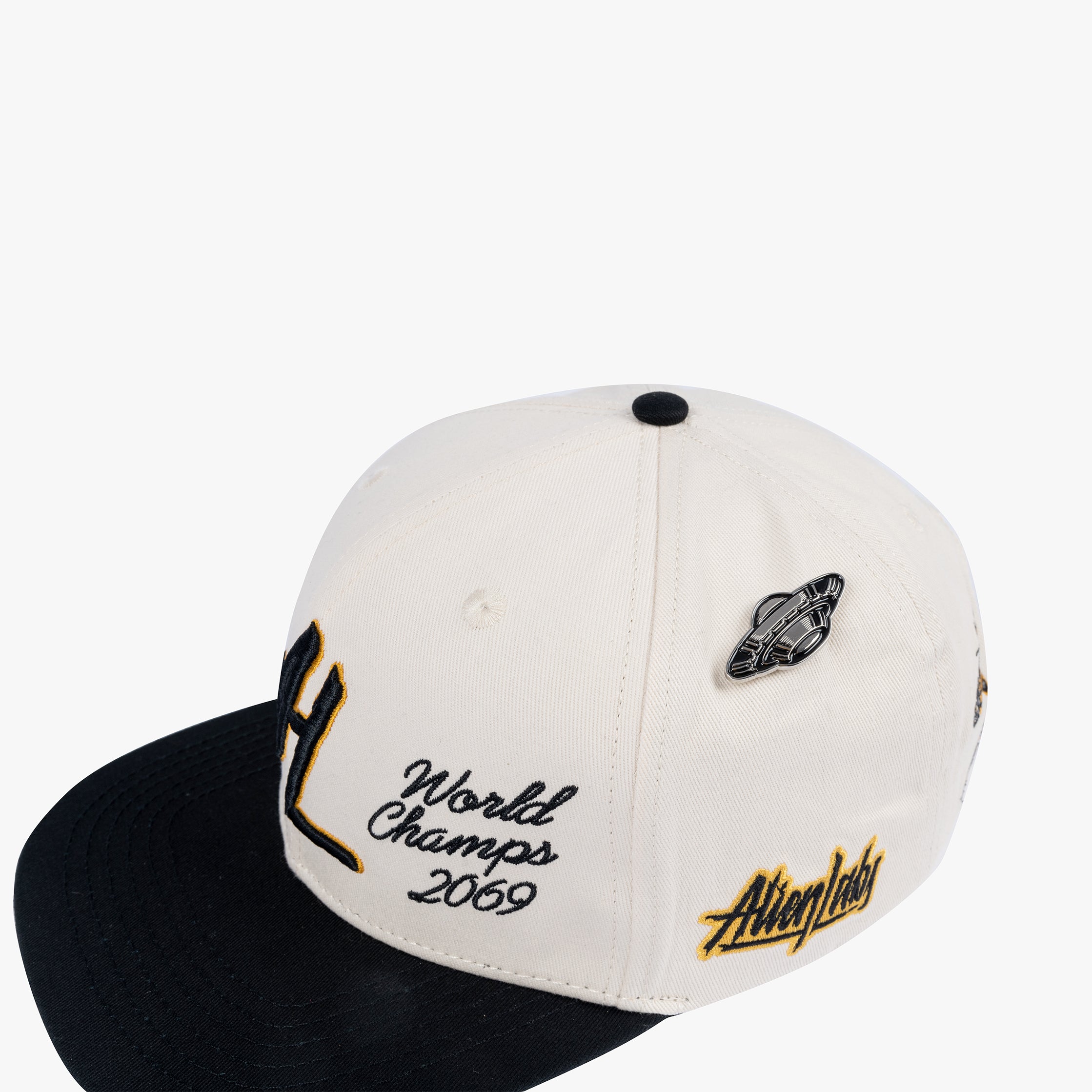 2069 Series Champs 6 Panel Snapback Hat (Cream)