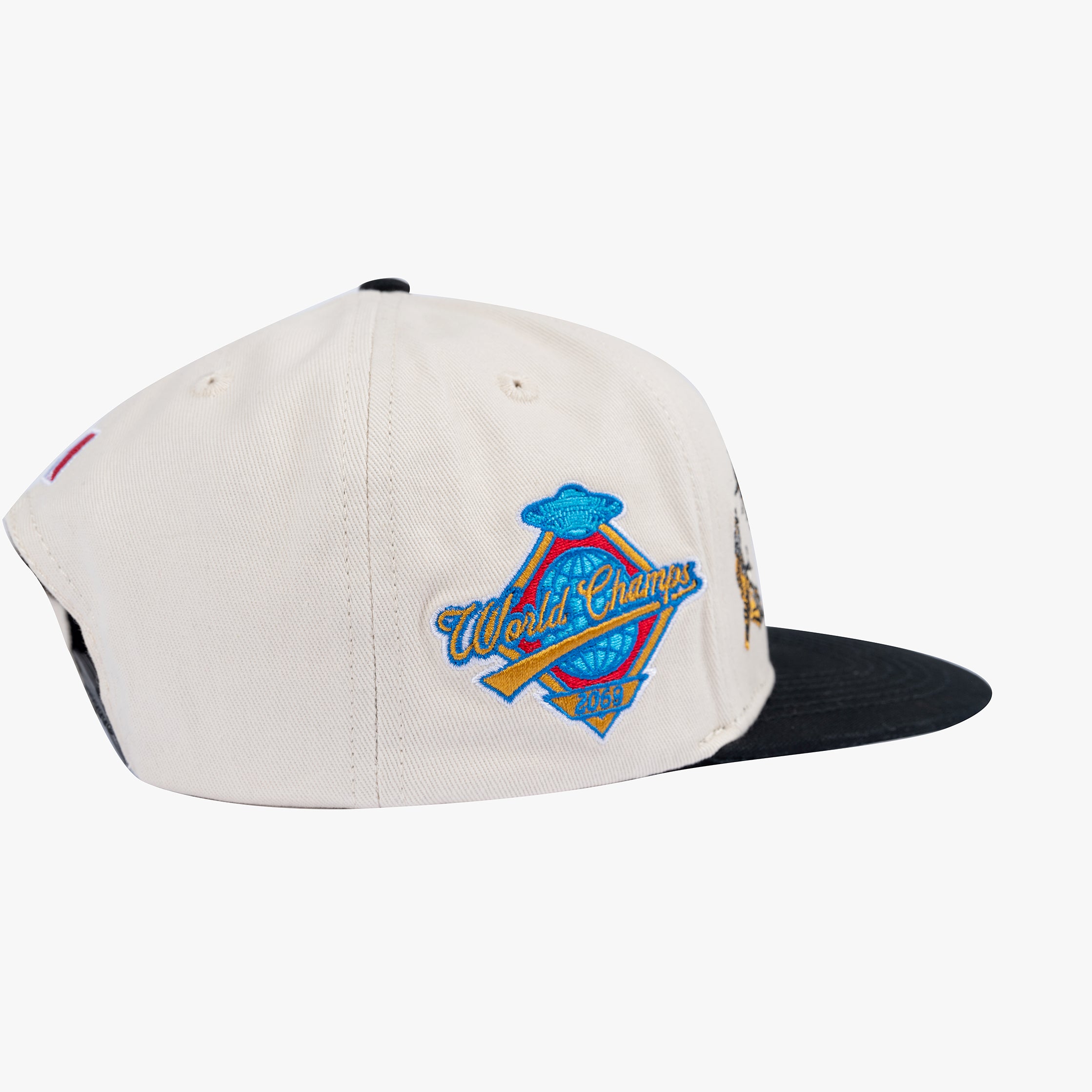 2069 Series Champs 6 Panel Snapback Hat (Cream) – AlienLabs
