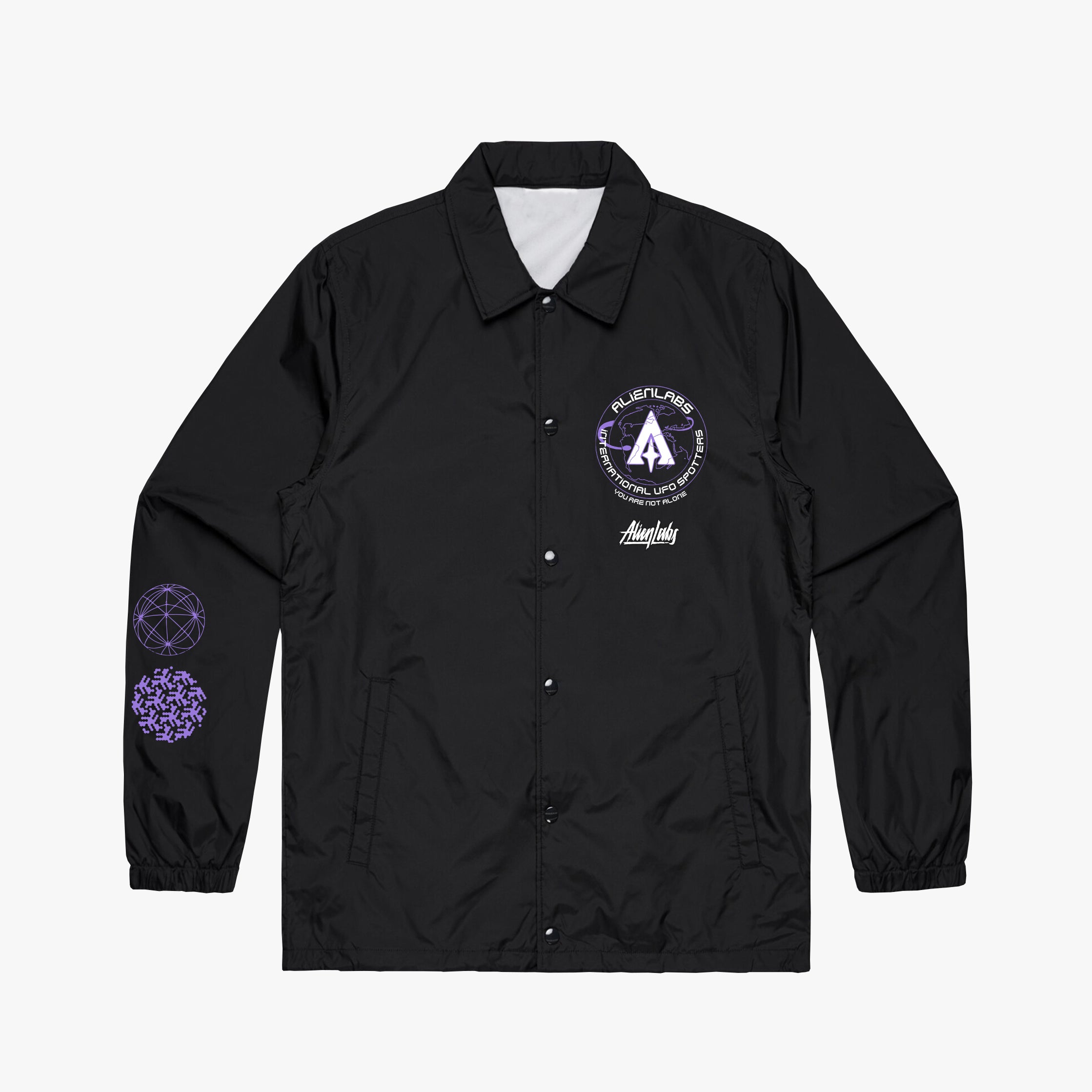 UFO Spotters Coaches Jacket (Black)