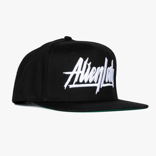 AL Authentic 5 Panel Hat (Black/White)