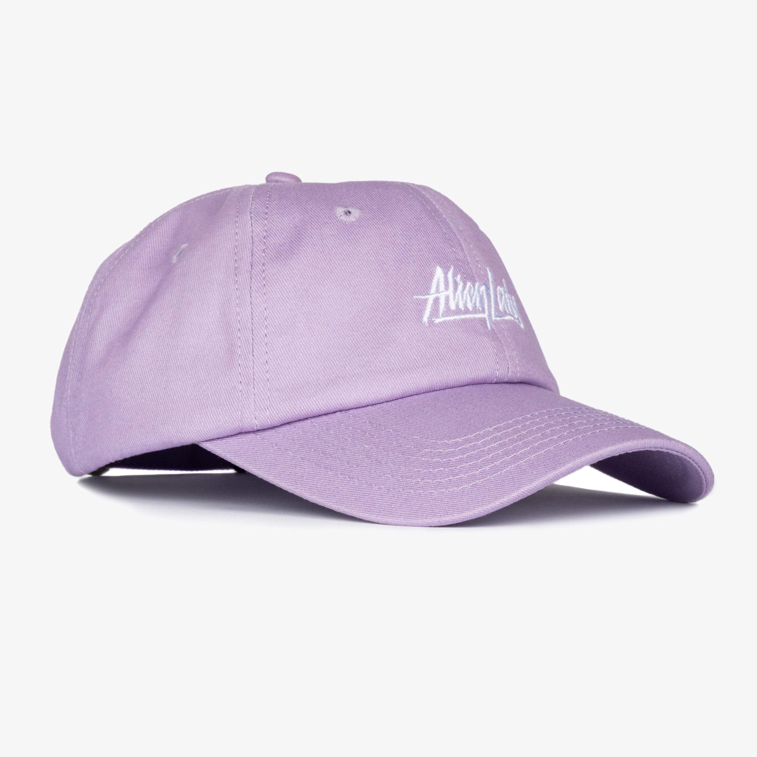 AL Logo 6 Panel Dad Hat (Lilac/White)