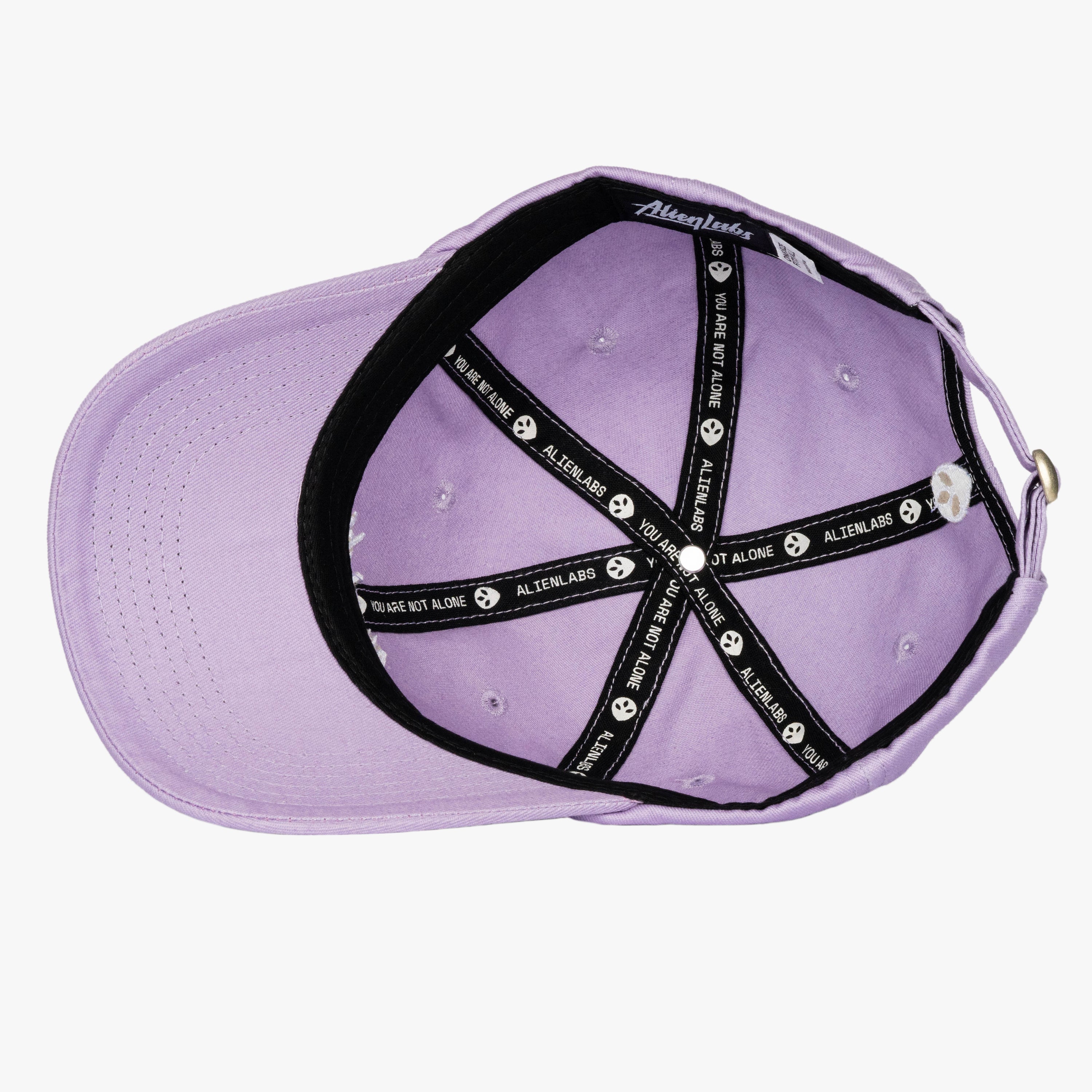 AL Logo 6 Panel Dad Hat (Lilac/White)