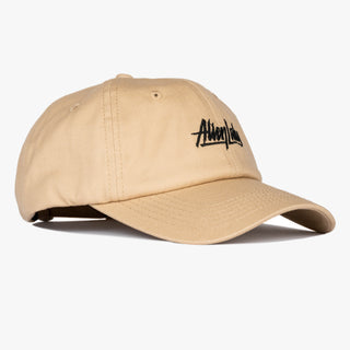 AL Logo 6 Panel Dad Hat (Khaki/Black)