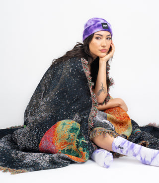 Intergalactic Planetary Jacquard Blanket